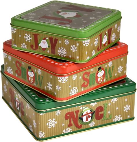 metal christmas box|cheap christmas boxes with lids.